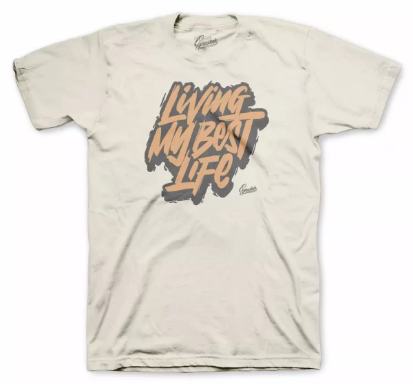 Shirt To Match Yeezy 350 Ash Pearl - Living Life Tee Jezsport.com