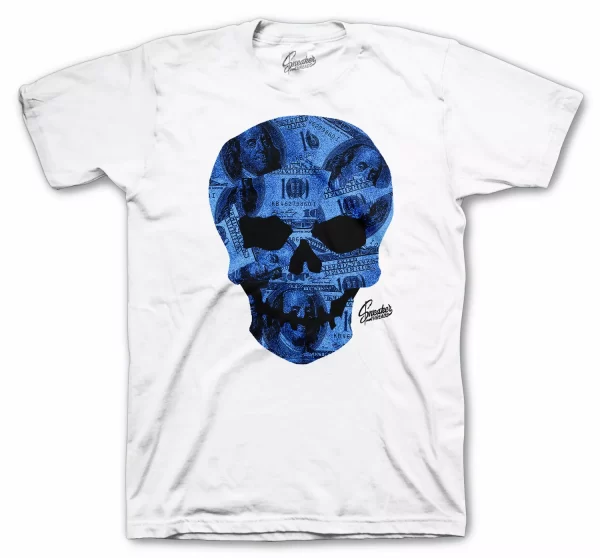 Shirt Match Jordan 5 Stealth 2.0 Shoes - Money Skull Tee Jezsport.com