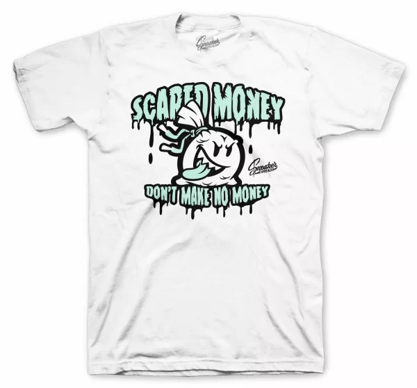 Shirt To Match Jordan 12 Easter Lagoon Pulse - Scared Money Tee Jezsport.com