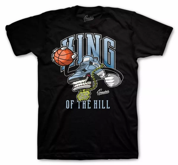 Shirt Match Jordan 4 University Blue Shoes - King Of Hill Tee Jezsport.com