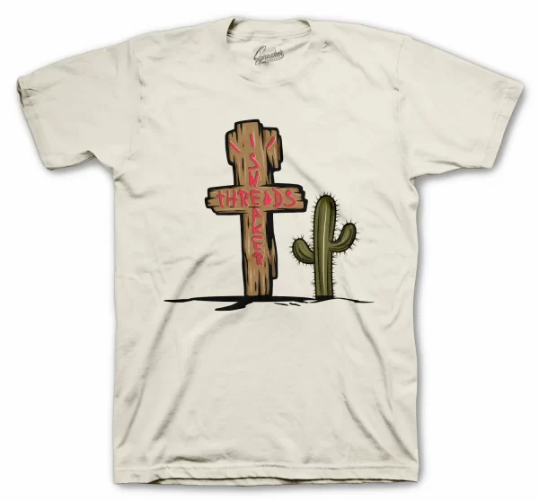 Shirt To Match Jordan 6 British Khaki Travis Scott Shoes - ST Cactus Shirt Jezsport.com