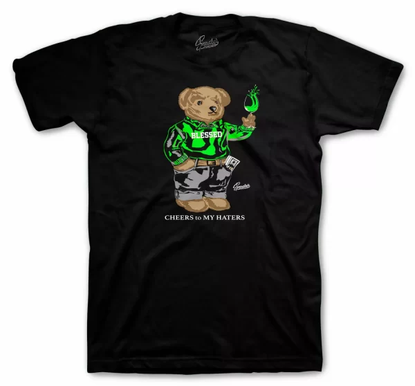 Shirt Match Jordan 6 Electric Green Shoes - Cheers Bear Tee Jezsport.com