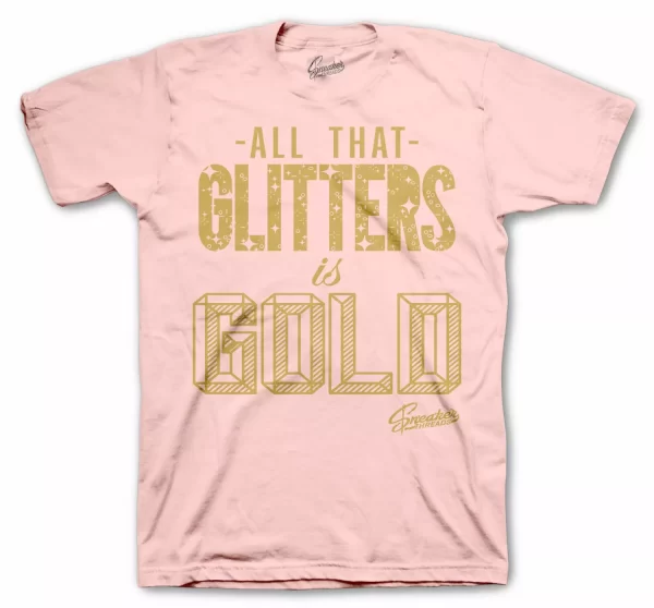 Shirt To Match Jordan 6 Gold Hoop Shoes - Glitters Tee Jezsport.com