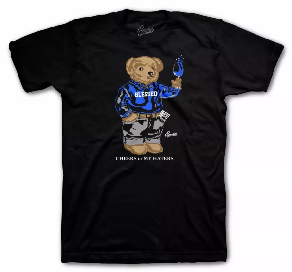 Shirt To Match Jordan 5 Racer Blue 3 Shoes - Cheers Bear Tee Jezsport.com