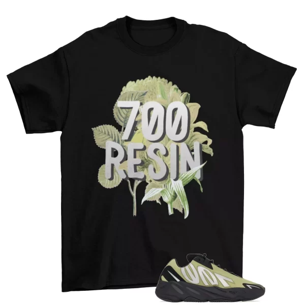 Floral 700 Sneaker Shirt Black to Match Yeezy 700 MNVN Resin Jezsport.com