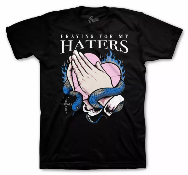 Shirt To Match Jordan 1 Travis Scott Fragment Shoes - Praying Haters Tee Jezsport.com