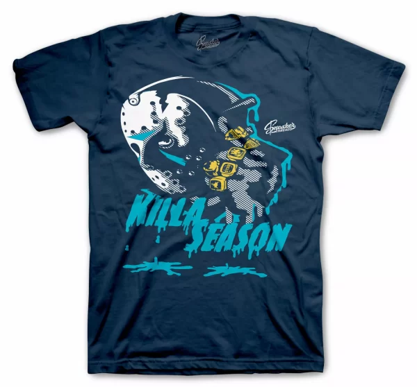 Shirt To Match Jordan 13 Obsidian Shoes - Killa Season Sneaker Tee Jezsport.com