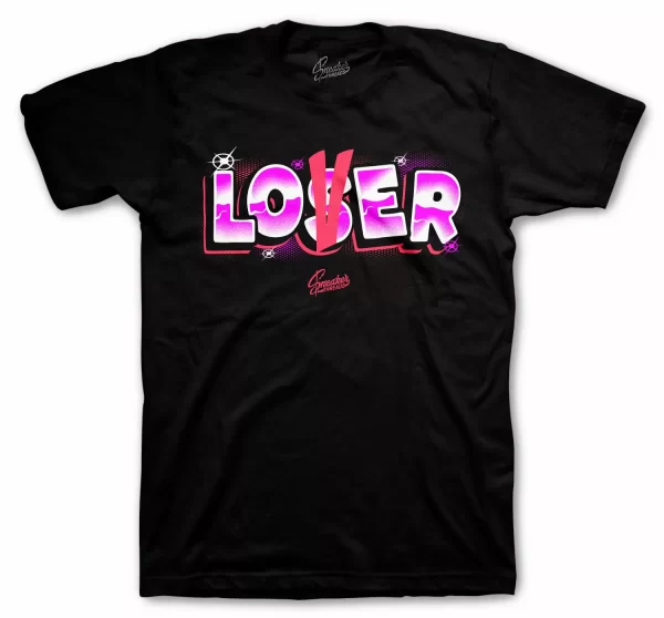 Shirt To Match Jordan 14 Shocking Pink Shoes Pink Blast - Loser Lover Tee Jezsport.com