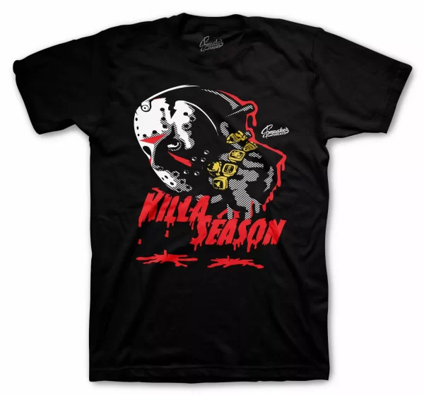 Sneaker Shirt To Match Jordan 4 Red Thunder - Killa Season Tee Jezsport.com