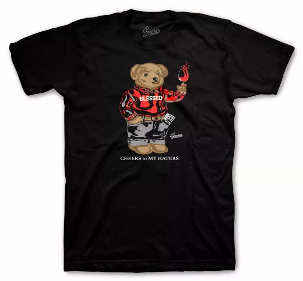 Shirt To Match Jordan 1 Bred Patent Leather Shoes - Cheers bear Tee Jezsport.com