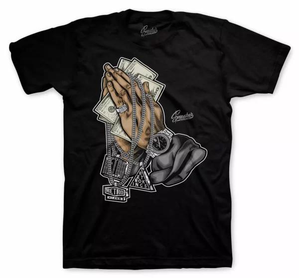 Shirt To Match Yeezy 350 MX Rock shoes - Pray Money Tee Jezsport.com