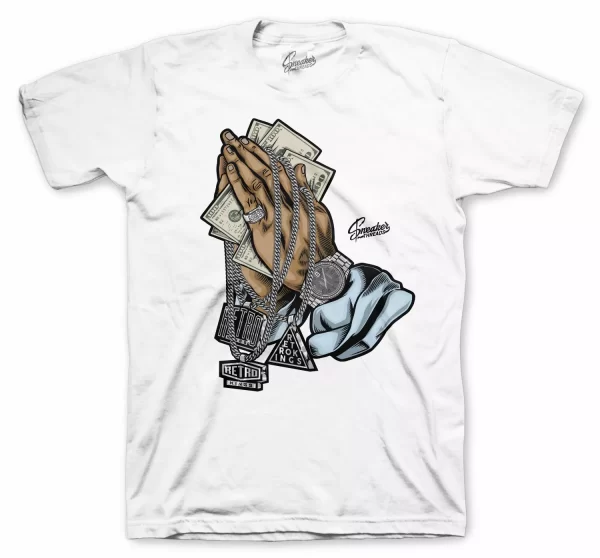 Shirt To Match Yeezy 350 Blue Tint shoes - Pray Chains Sneaker Tees Jezsport.com