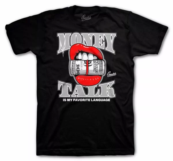 Shirt To Jordan 12 Playoffs Retro Playoff Shoes - Money Talk Tee Jezsport.com