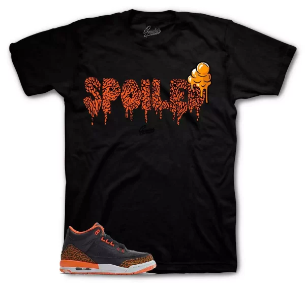 Shirt To Match Jordan 3 Kumquat Team Orange Retro Shoes - Spoiled Sneaker tee Jezsport.com