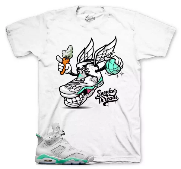 Shirt To Match Jordan 6 Mint Foam Retro Shoes - Fly Kicks Sneaker Tees Jezsport.com