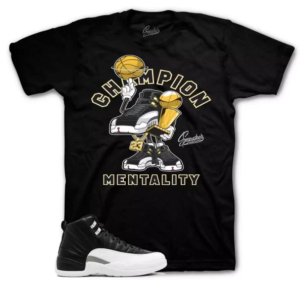 Shirt To Jordan 12 Playoffs Retro Playoff Shoes - Mentality Sneaker Tee Jezsport.com