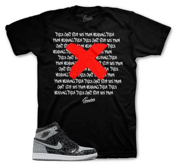 Shirt To Match Jordan 1 Rebellionaire AJ1 - Banned Sneaker Tee Jezsport.com