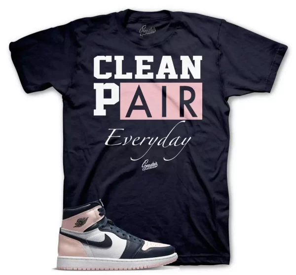 Shirt To Match Jordan 1 Atmosphere Bubble Gum - Clean Pair Tee Jezsport.com