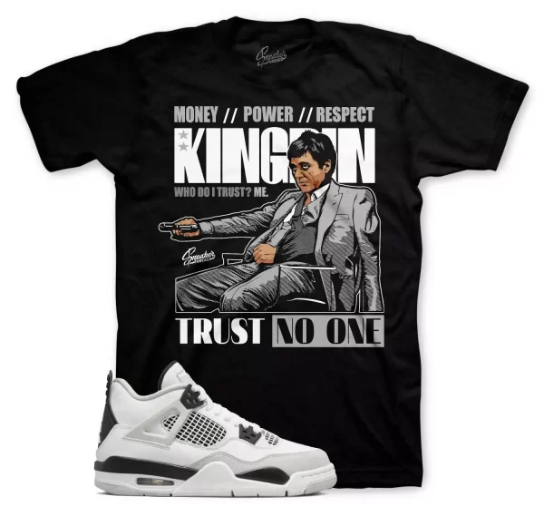 Shirt To Match Jordan 4 Military Black 4s Shoes - Trust Issues Sneaker Tee Jezsport.com