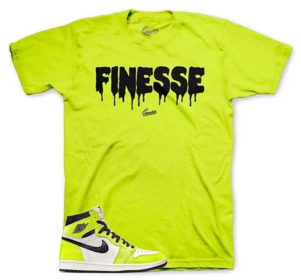 Shirt To Match Jordan 1 Visionaire Volt - Finesse Sneaker Tees Jezsport.com