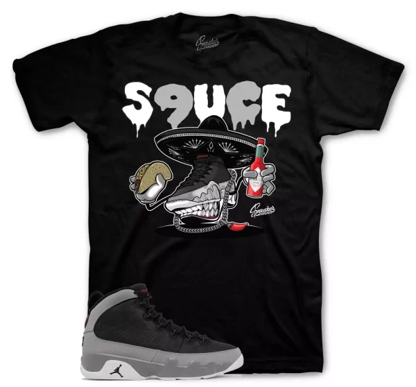 Shirt To Match Jordan 9 Particle Grey - S9uce Sneaker Tees Jezsport.com