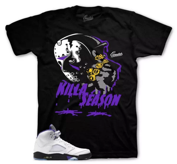 Shirt To Match Jordan 5 Concord - Killa Season Sneaker Tee Jezsport.com