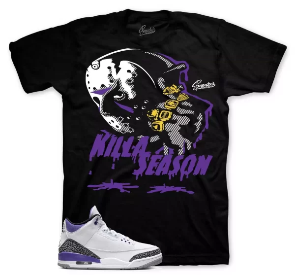 Shirt To Match Jordan 3 Dark Iris - Killa Season Sneaker Tee Jezsport.com