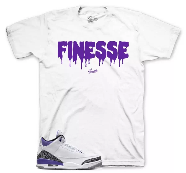 Shirt To Match Jordan 3 Dark Iris - Finesse Sneaker Tee Jezsport.com