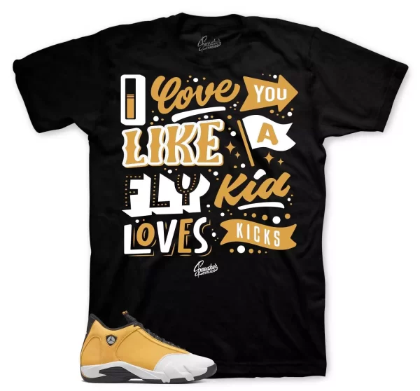 Shirt To Match Jordan 14 Light Ginger - Love kicks Sneaker Tee Jezsport.com