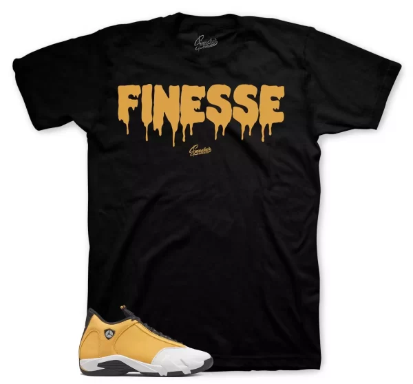 Shirt To Match Jordan 14 Light Ginger - Finesse Sneaker Tee Jezsport.com