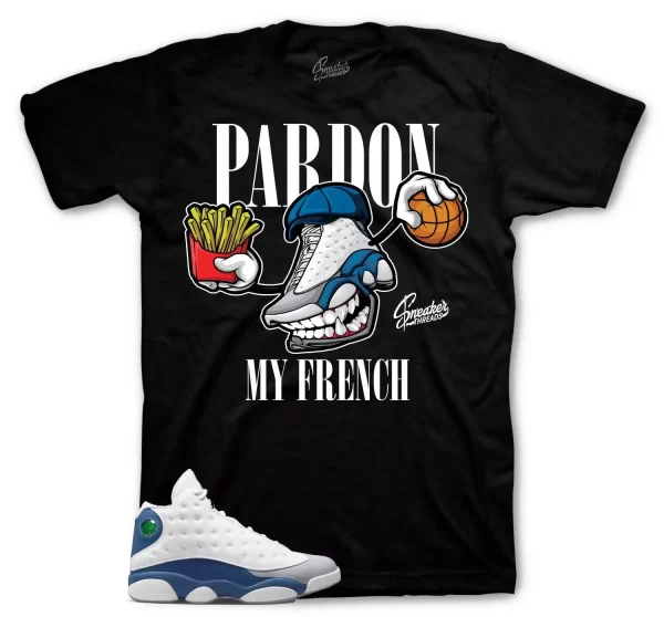 Shirt To Match Jordan 13 French Blue - Fly kicks Sneaker Tee Jezsport.com