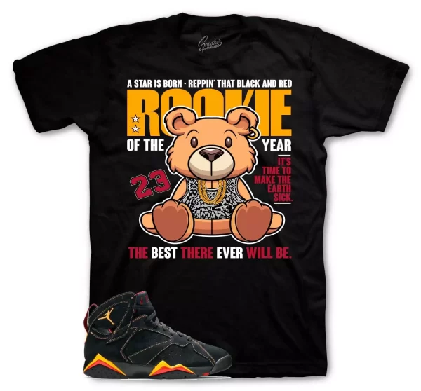 Shirt To Match Jordan 7 Citrus - Rookie Bear Sneaker Tee Jezsport.com