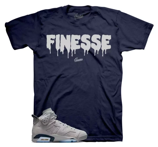 Shirt To Match Jordan 6 Georgetown - Finesse Sneaker Tee Jezsport.com