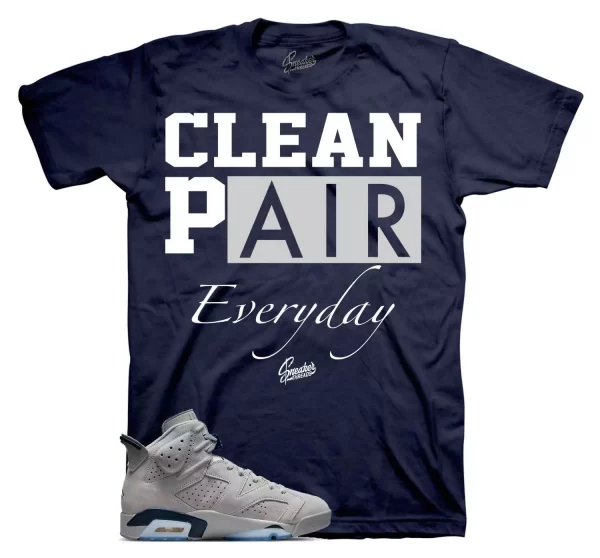 Shirt To Match Jordan 6 Georgetown - Clean Pair Sneaker Tee Jezsport.com