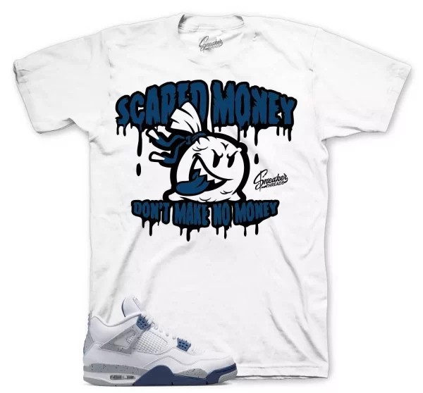 Shirt To Match Jordan 4 Midnight Navy - Scared Money Sneaker Tees Jezsport.com