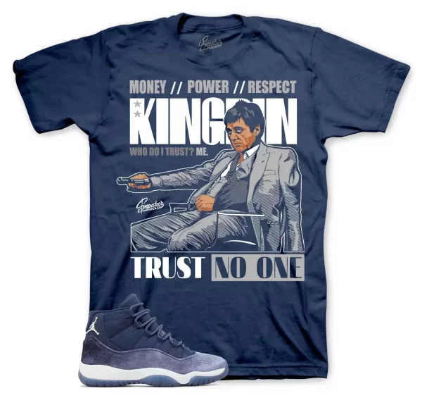 Shirt To Match Jordan 11 Midnght navy - Trust issues Sneaker Tees Jezsport.com