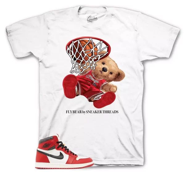 Shirt To Match Jordan 1 Lost And Found Chicago - Fly Bear Sneaker Tees Jezsport.com