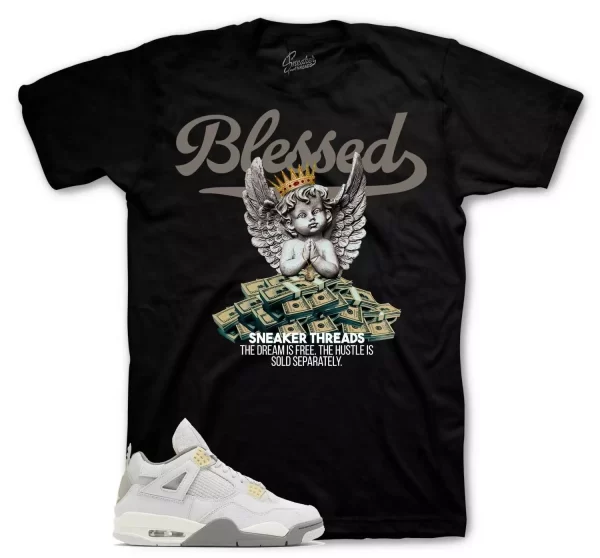 Shirt To Match Jordan 4 Craft Photon Dust - Blessed Angel Sneaker Tee Jezsport.com