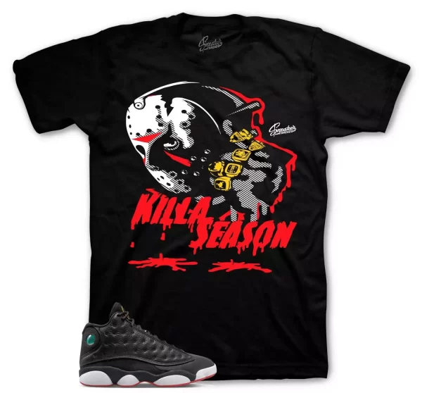 Shirt To Jordan 13 Playoffs Retro Playoff Shoes - Killa Season Sneaker Tee Jezsport.com