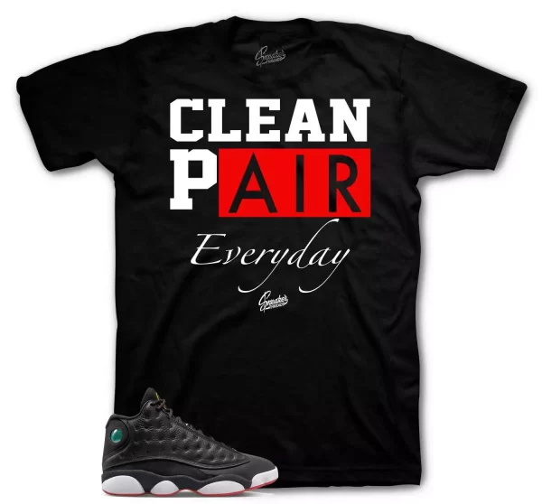 Shirt To Jordan 13 Playoffs Retro Playoff Shoes - Clean Pair Sneaker Tee Jezsport.com