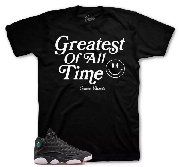 Shirt To Jordan 13 Playoffs Retro Playoff Shoes - Goat Sneaker Tee Jezsport.com