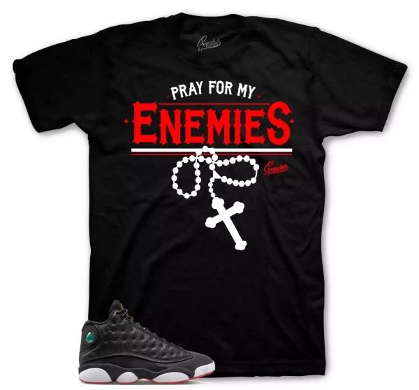 Shirt To Jordan 13 Playoffs Retro Playoff Shoes - Enemies Sneaker Tee Jezsport.com