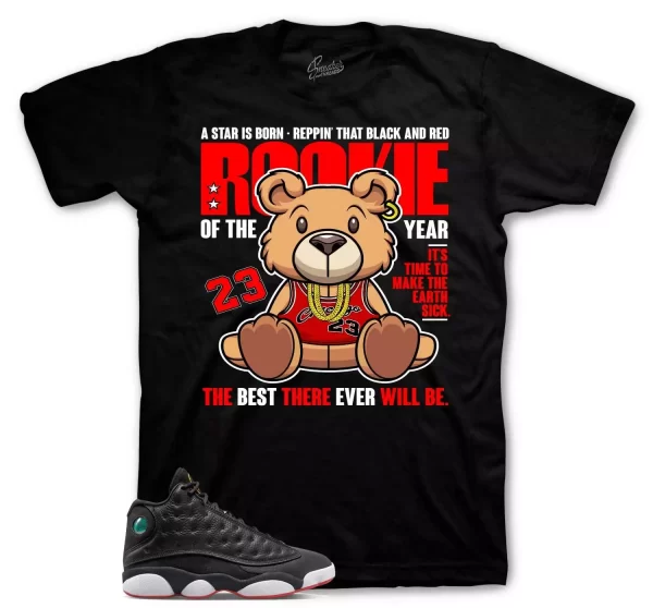 Shirt To Jordan 13 Playoffs Retro Playoff Shoes - Rookie Bear Sneaker Tee Jezsport.com