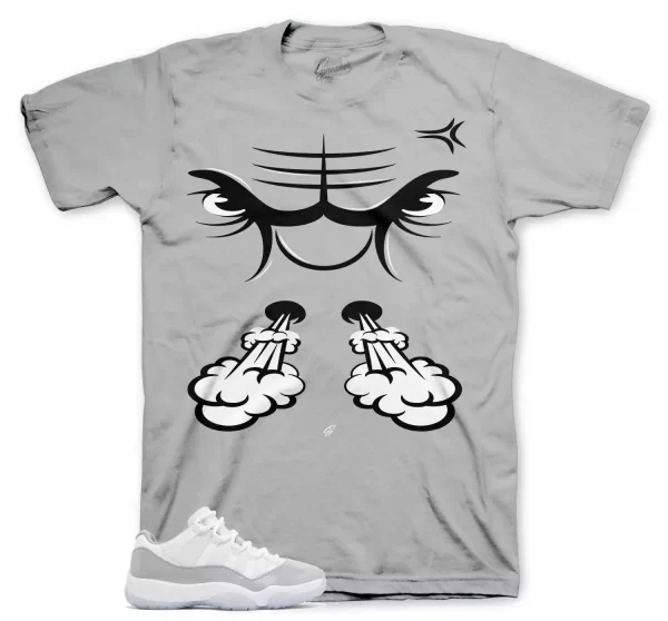 Shirt To Match Jordan 11 Cement Grey Shoes - Raging Face Sneaker Tee Jezsport.com