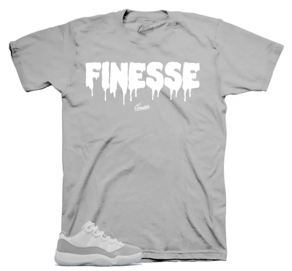 Shirt To Match Jordan 11 Cement Grey Shoes - Finesse Sneaker Tee Jezsport.com