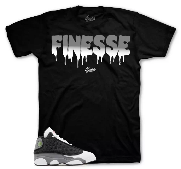 Shirt To Match Jordan 13 Black Flint Shoes - Finesse Tees Jezsport.com