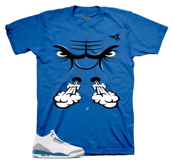 Shirt To Match Jordan 3 Wizards Shoes - Raging Face Tees Jezsport.com