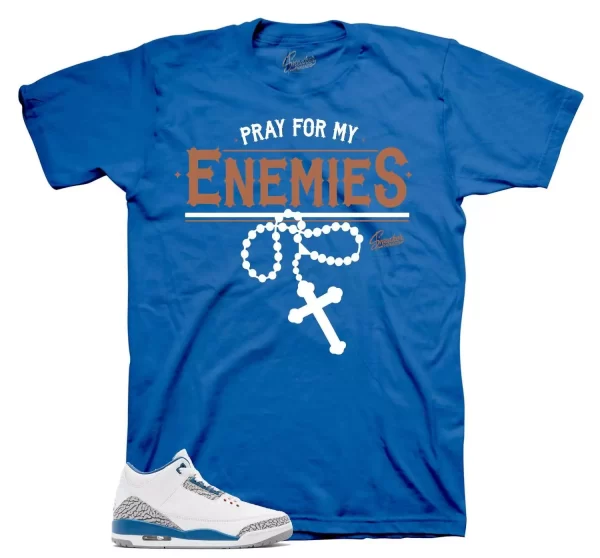 Shirt To Match Jordan 3 Wizards Shoes - Enemies Tees Jezsport.com