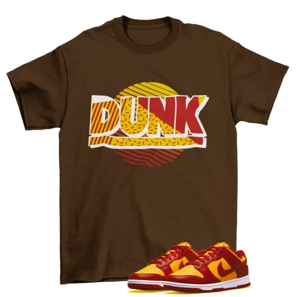 Sunset Shirt Brown to Match Dunk Low Midas Gold / DD1391-701 Jezsport.com