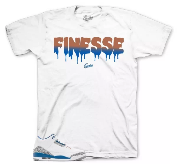 Shirt To Match Jordan 3 Wizards Shoes - Finesse Tees Jezsport.com